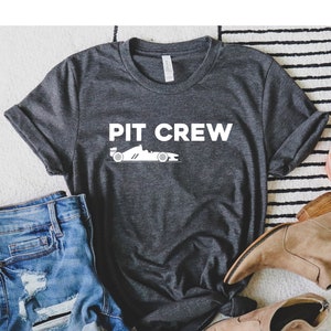 Matching Pit Crew Race Car Birthday Shirt, Racing Shirt,  Race Car Party Outfit, Pit Crew Shirt, Matching Family Race Birthday Shirt