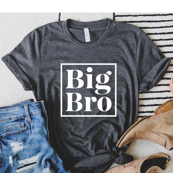 Big Bro Shirt, Big Brother Shirt, Baby Announcement, Big Brother Again Shirt, Big Brother T-Shirt, New Baby Announcement, Big Brother Gift