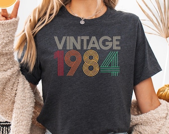 1984 Vintage Shirt, 1984 Birthday Shirt, 40th Birthday Gift, 40th Birthday Gift Shirt, 1984 Vintage Tee, Vintage birthday shirt, Birthday