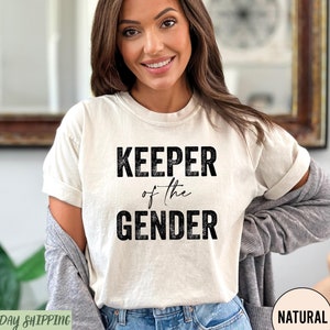 Keeper of the Gender Shirt, Gender Reveal Party Shirts, Gender Reveal Shirt, Baby Announcement Shirt, Auntie Shirt, Baby Shower Party