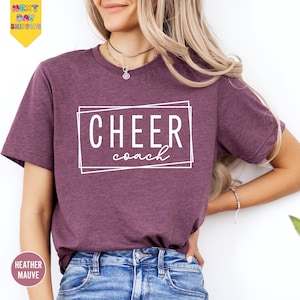 Cheer Coach Shirt, Cheer T-Shirt, Cheer Squad Shirts, Cheer Camp Matching, Cheer Shirt, Cheerleading Gift, Cheer Gift, Football Season Tee