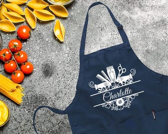 Custom Hair Stylist Apron, Funny Hair stylist Aprons, Funny Hairdresser Apron, Personalized Hair Stylist Apron, Apron for Women & Men