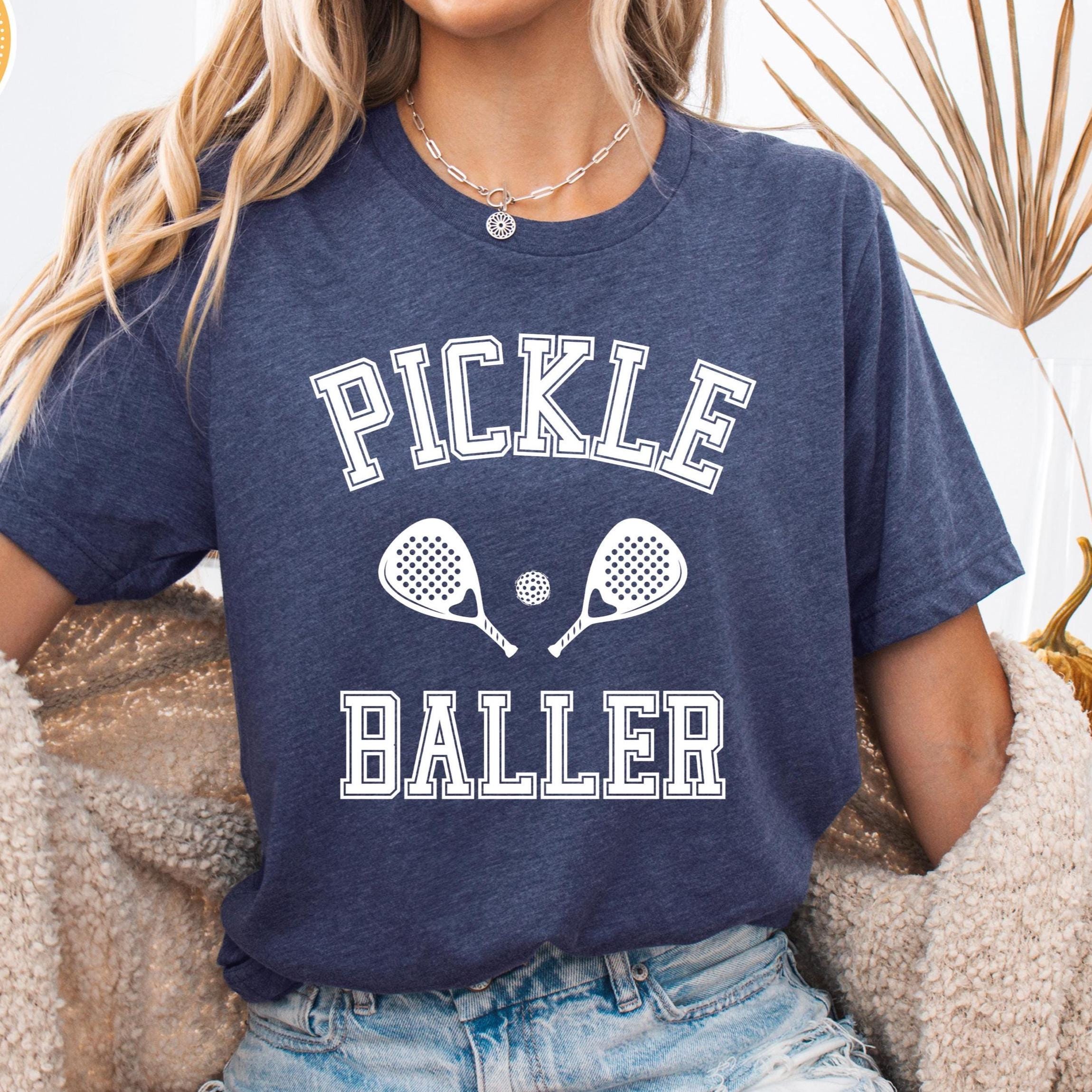 Pickle Baller T-Shirt, Gift Pickleball shirt, Sports Shirt, Pickleball Tee, Spirit Shirt, Pickleball Game Day, Pickleball Lover T-Shirt