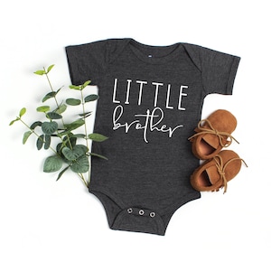 Little Brother Baby Bodysuit, Little Brother Baby Gift, Cute Little Brother Baby ,  Little Brother Baby Gift, New Lil Brother Gift