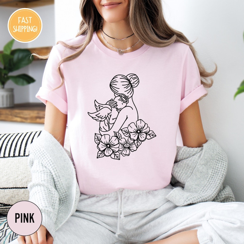 Baby Loss Memorial Shirt, Pregnancy Loss Shirt, Loss Angel Shirt, Baby Memorial Gift, Baby Loss Shirt, Loss Angel Mama Shirt, Mother Gift Bild 5