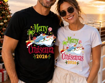 Merry Cruisemas Shirt, Christmas Cruise T-Shirt, Family Cruise Tee, Happy Christmas Sweatshirt, Cruise Group T-Shirt, Christmas Travel Tee