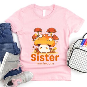 Mushroom Family Shirt, Mama Mushroom Shirt, Personalized Family Matching Shirt, Baby Mushroom Shirt, Daddy Mushroom Shirt,Nature shirt image 4
