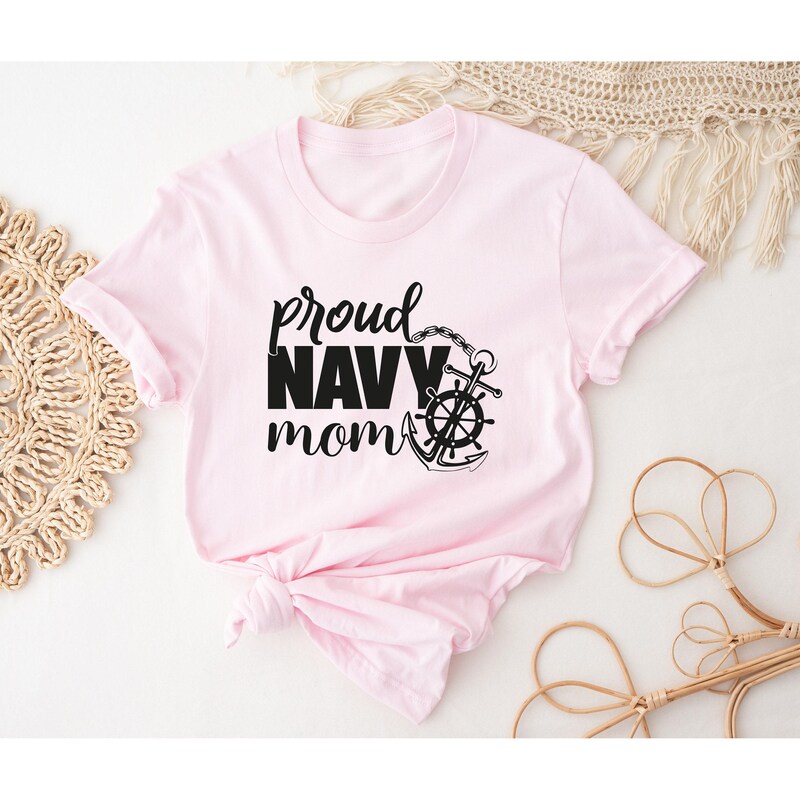 The Mom Tee in Navy