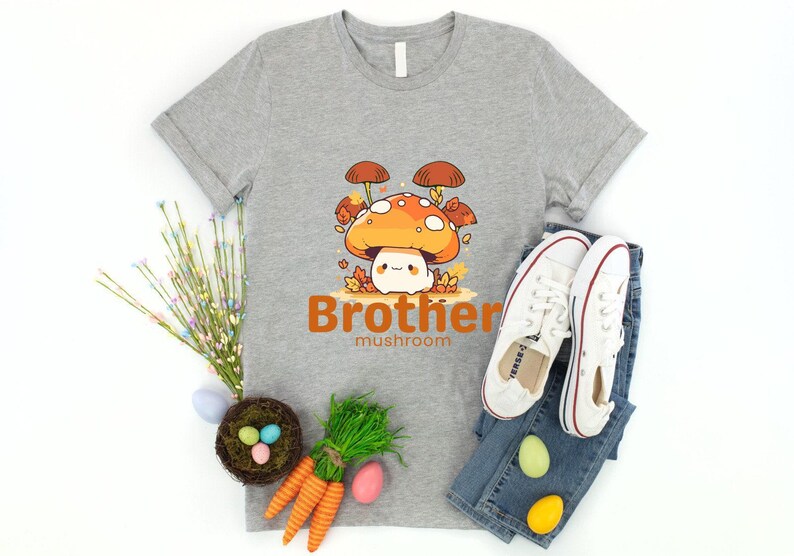 Mushroom Family Shirt, Mama Mushroom Shirt, Personalized Family Matching Shirt, Baby Mushroom Shirt, Daddy Mushroom Shirt,Nature shirt image 3
