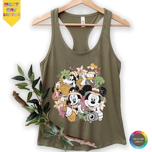 Animal Kingdom Tank Top, Mickey and Friends Tank Top, Custom Disney Tank Top, Magic Kingdom Family Shirts, Disneyland Vacation tank top