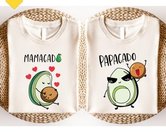 Mamacado Baby Announcement Shirt, Mamacado Shirt, New Mom Gift, Pregnancy Reveal Shirt, Papacado Shirts, Baby Shower Gift, Pregnancy Gift