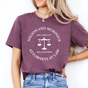 Nelson And Murdock Attorneys At Law T-Shirt, Matt Murdock, Daredevil Shirt, Daredevil T-Shirt, Nelson And Murdock Shirt, Funny Shirt