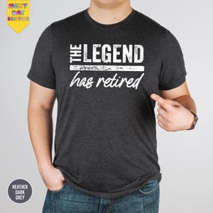 The Legend Has Retired Shirt, Funny Retirement Gifts, Cool Retirement T-Shirts, Retirement Shirt, Retirement Shirts For Men,Retired 2025 Tee
