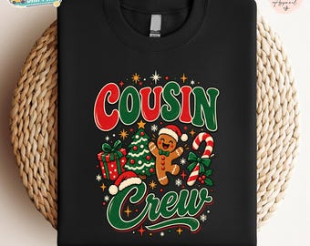 Matching Cousin Crew Christmas Shirts, Christmas Family Matching Shirts, Christmas Group Shirt, Christmas Gifts, Holiday Gift, Xmas Shirt