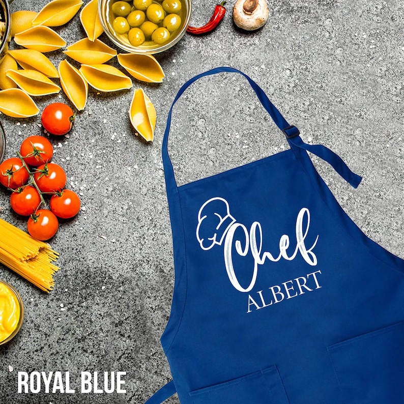 Customized Apron, Chef Printed Apron, Printed Kitchen Apron for Women & Men, Personalized Gift, Cute Apron For Women Men, Printed Apron, Bild 6