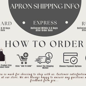 Customized Apron, Chef Printed Apron, Printed Kitchen Apron for Women & Men, Personalized Gift, Cute Apron For Women Men, Printed Apron, Bild 7