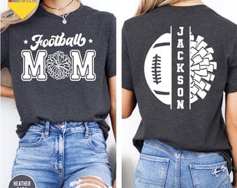 Personalized Football Mom Shirt for Game Day,Custom Football Gift,Women Football Shirt,Football Season Shirt,Game Day Shirt Women, Football