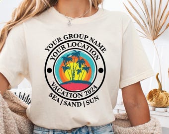 Custom Summer Shirt, Custom Family Vacation Shirts, Family Vacation Shirts, Custom Shirt, Personalized Family Shirt, Custom Camp Shirts