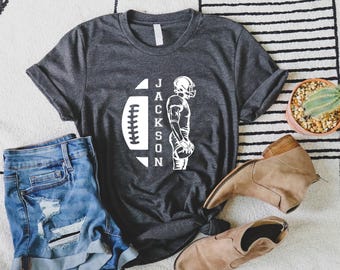 Personalized Football Mom Shirt for Game Day,Custom Football Gift,Women Football Shirt,Football Season Shirt,Game Day Shirt Women, Football