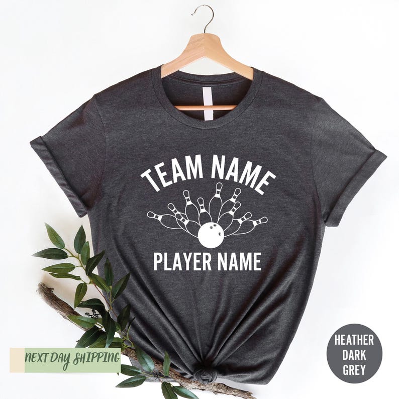 Custom Bowling Shirt, Bowling Team Shirt, Custom Tee, Personalized Bowling Shirt, Bowling Team Tee, Bowling Squad Shirt, Bowling Crew Shirt afbeelding 4