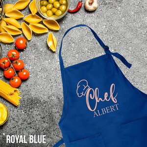 Customized Apron, Chef Printed Apron, Printed Kitchen Apron for Women & Men, Personalized Gift, Cute Apron For Women Men, Printed Apron, Bild 5