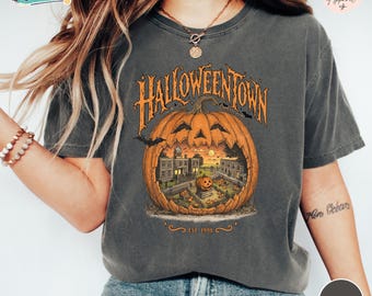 Comfort Colors® ,Vintage Halloweentown t shirt, Halloweentown University t-shirt, Gifts for Halloween, Halloweentown 1998, Halloween t-shirt