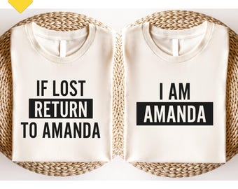 If I Lost Return To, If Lost Return To Babe, Matching Shirt for Couples, Couple Shirts, Customizable Couple Shirts, Funny Couples Shirts