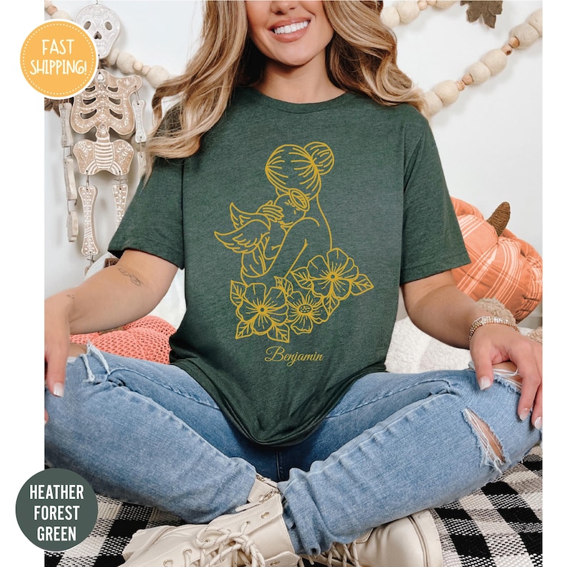 Baby Loss Memorial Shirt, Pregnancy Loss Shirt, Loss Angel Shirt, Baby Memorial Gift, Baby Loss Shirt, Loss Angel Mama Shirt, Mother Gift Bild 2
