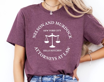 Nelson And Murdock Attorneys At Law T-Shirt, Matt Murdock, Daredevil Shirt, Daredevil T-Shirt, Nelson And Murdock Shirt, Funny Shirt