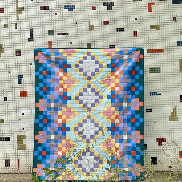 Modern Quilt Wall Hanging Etsy