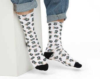 Jacksonville Jaguars Crew Socks, Duuuval Fan Apparel, Funny Football Accessories, Jaguars Gift, Novelty Stockings, Go Jags