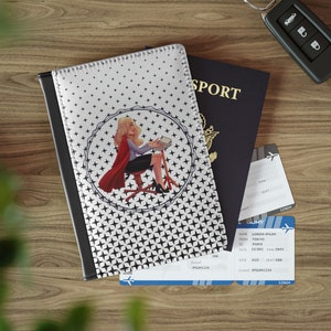 Elegant Passport Cover Court Reporter Stenographer Color