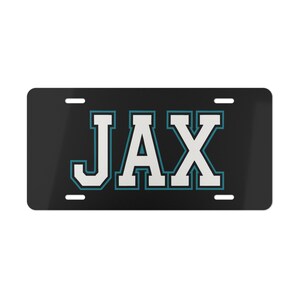 JAX License Plate, Jax Merch Jacksonville Florida Duval County 904, Duuuval, Jax Beach, Vanity Plate for CarCustom Car Tag, Car Accessories, image 2