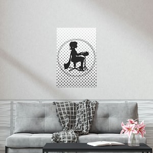 Elegant Vertical Poster Court Reporter Stenographer