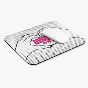 I love Steno Keyboard Mauspad, Stilvolles Stenograf Gericht Geschenk, KROERT Stenograph Tastatur Dekor, Stenograf Geschenk