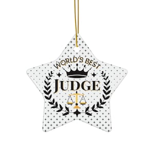 Worlds most Awesome Judge - Ornament Worlds most Awesome Judge - Ornament