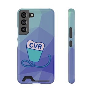 CVR zertifizierte Mailing-Telefonhülle mit Kartenhalter, Madam Court Reporter, Voyage Writer Billing Phone Case
