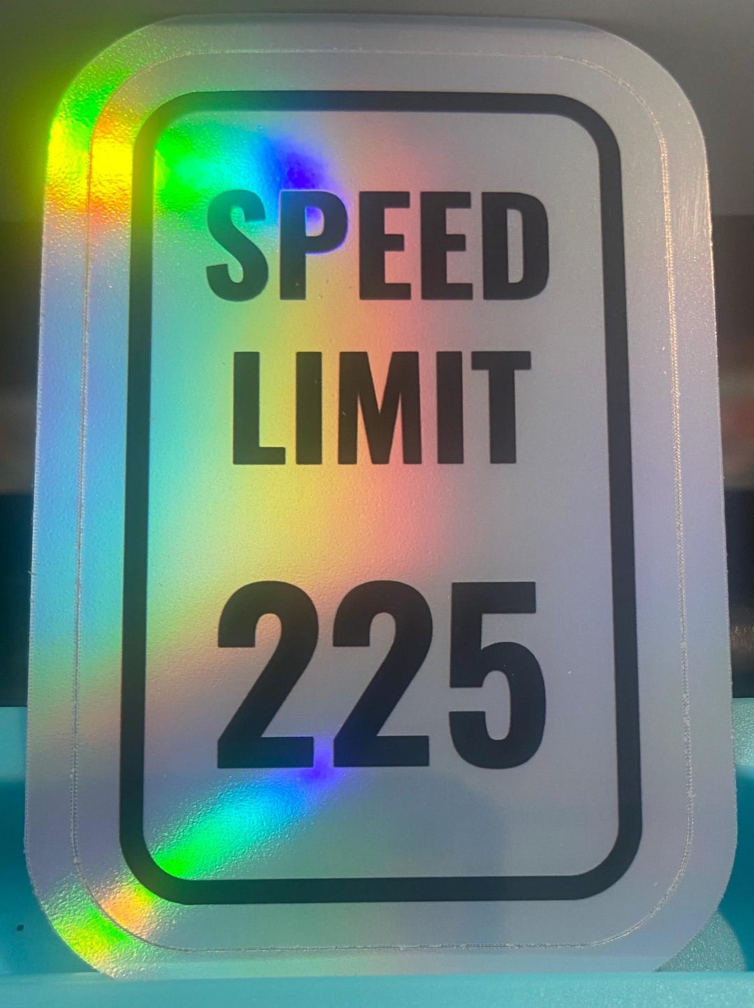 Repoting Room Sticker Holographic Court Reporter Sticker | Steno Speed Limit 225 Decal ...