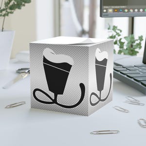 Stemschrijver Rechtbankverslaggever Kladblok, masker rechtbank rapportagekubus, rechtbank rapportage briefpapier, juridisch stenograaf blok, rechten student cadeau