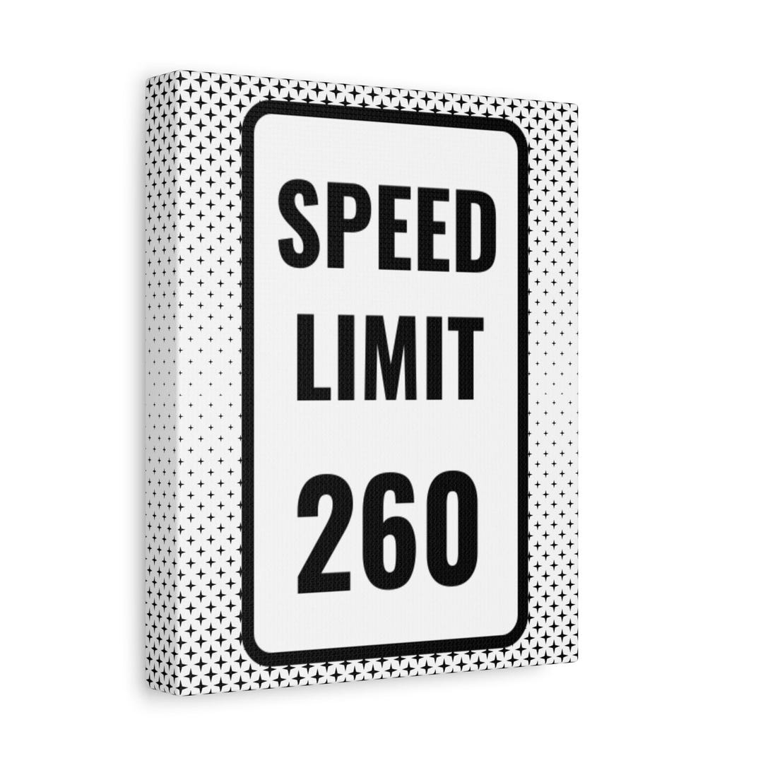 Steno Canvas Print, Speed Limit 225 Court Reporter Art