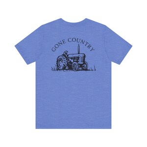 Country Western Unisex Shirt, Southern Style TShirt, Music Festival Graphic Shirt, Cowboy Cowgirl Concert Apparel, Gone Country