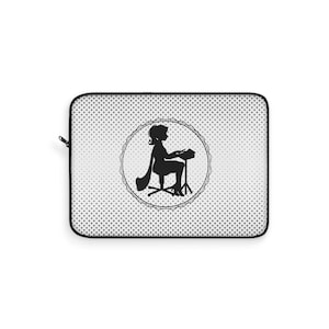 Laptoptas voor rechtbankverslaggever, reiskoffer stenograaf, must-have voor rechtbankverslaglegging, ondertitelingscadeau Steno-laptophoes