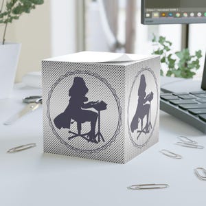 Cubo de notas taquigráficas, regalo para taquígrafos judiciales, tarjetas de notas de oficina, papelería para taquígrafos judiciales, estilo Post-it, KROERT