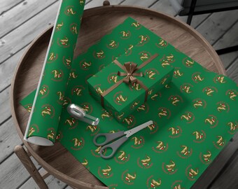 Bass Fishing Wrapping Paper, Merry Fishmas Wrap, Funny Fishing Gift, Largemouth Bass Gift, Fisherman Must-Have, Holiday Gift Wrap, Fishing
