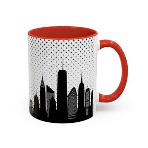 Cityscape Coffee Mug, NYC Skyline Mug, New York City Mug, Urban Coffee Cup, Skyline Ceramic Mug, City Lover Gift, Empire State Building Mug