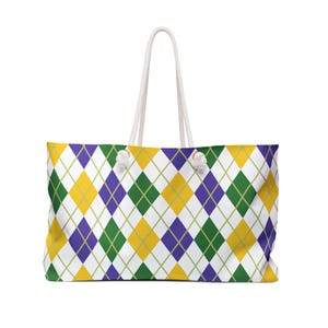 New Orleans Weekend Tote Bag, Louisiana Vacation Bag, Weekender Bag, Travel Bag, Gift for Traveler, NOLA Tote Bag