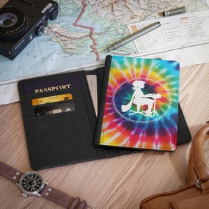 Passport Cover Madam Court Reporter Stenographer Tie-Dye