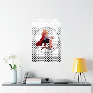 Elegant Vertical Poster Court Reporter Stenographer Color