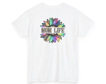 Mom Graphic Tee, Mother's Day Shirt, Mama Swag, Unisex Heavy Cotton T-Shirt, Mom Birthday Gift, Women's Gift, Mom Life Tee