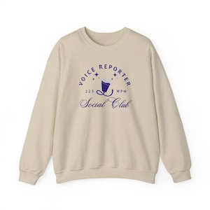 Synchronsprecher-Gerichtsschreiber-Sweatshirt, Kuschelige Maske Gerichtstands-Pullover, Gerichtschreiber, Maskenverfasser Social Club, Steno Geschenk für Feiertage